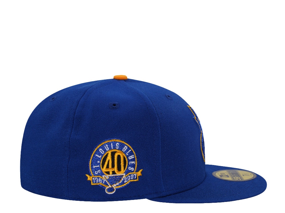 New Era St. Louis Blues 40th Anniversary Blue Prime Edition 59Fifty Fitted Casquette