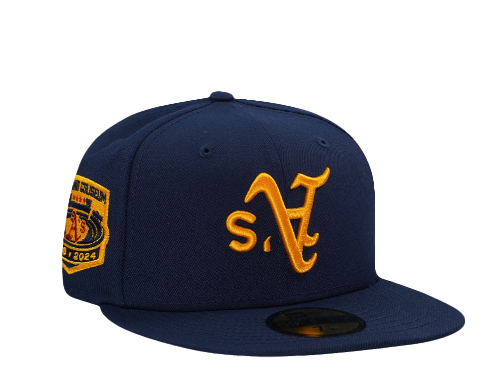 New Era Oakland Athletics Stadium Navy Prime Edition 59Fifty Fitted Casquette