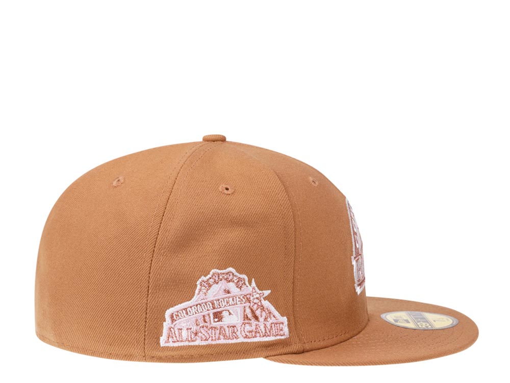 New Era Colorado Rockies All Star Game 1998 Sweet Gingerbread Edition 59Fifty Fitted Casquette