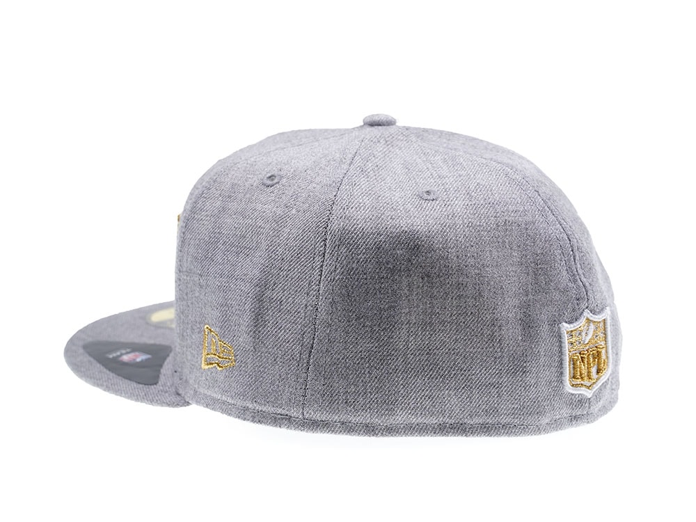 New Era New England Patriots Heather Gold Edition 59Fifty Fitted Casquette