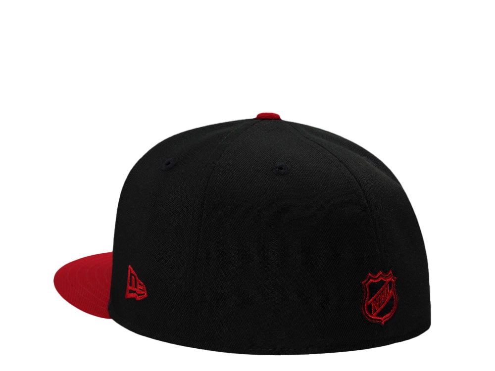 New Era Carolina Hurricanes 25th Anniversary Black Two Tone Edition 59Fifty Fitted Casquette