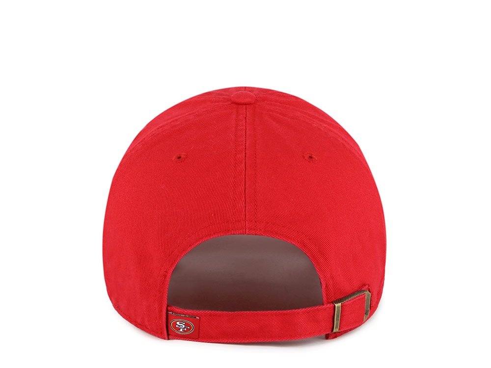 47Brand San Francisco 49ers Red Classic Edition Clean Up Strapback Casquette