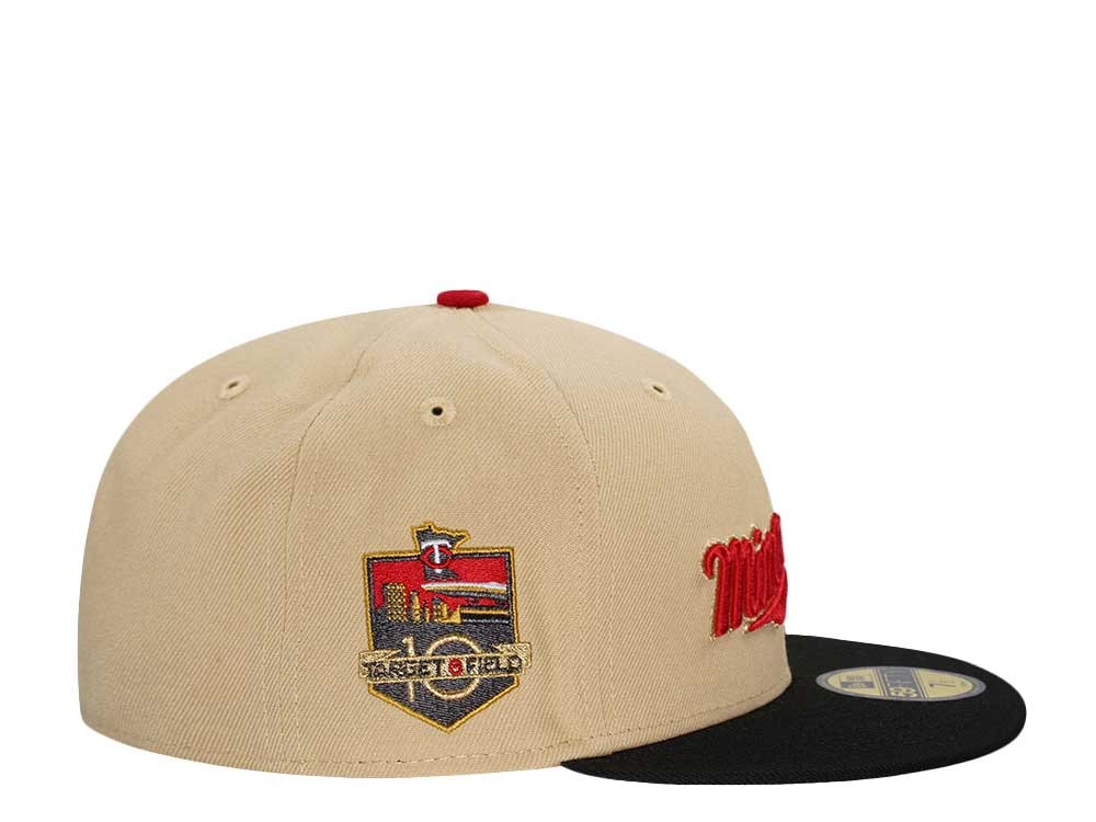 New Era Minnesota Twins 10th Anniversary Target Field Vegas Two Tone Edition 59Fifty Fitted Casquette