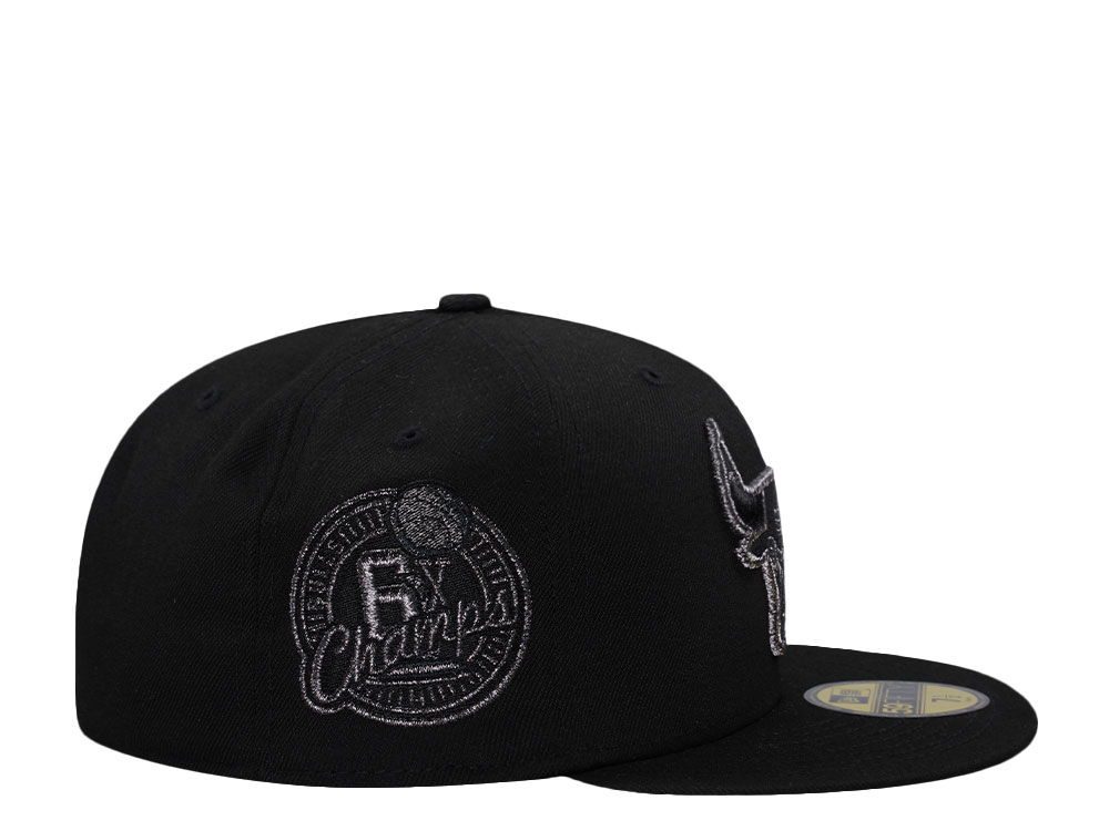 New Era Chicago Bulls 6x Champs Liquid Titanium Prime Edition 59Fifty Fitted Casquette
