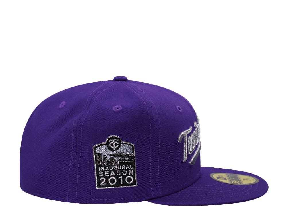 New Era Minnesota Twins Inaugural Season 2010 Purple Prime Edition 59Fifty Fitted Casquette