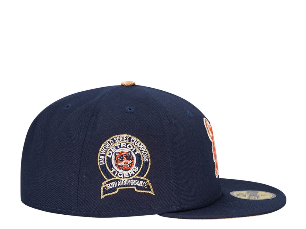 New Era Detroit Tigers 50th Anniversary World Series 1968 Cool Gold Edition 59Fifty Fitted Casquette