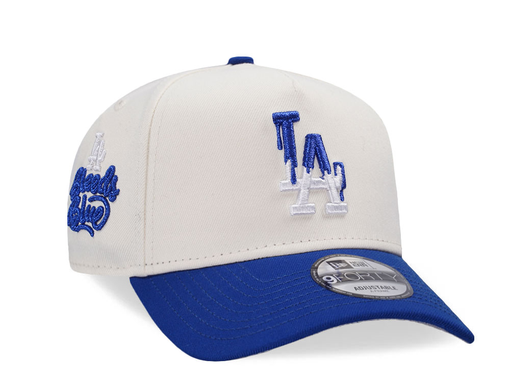 New Era Los Angeles Dodgers Drip Chrome Two Tone Edition 9Forty A Frame Snapback Casquette