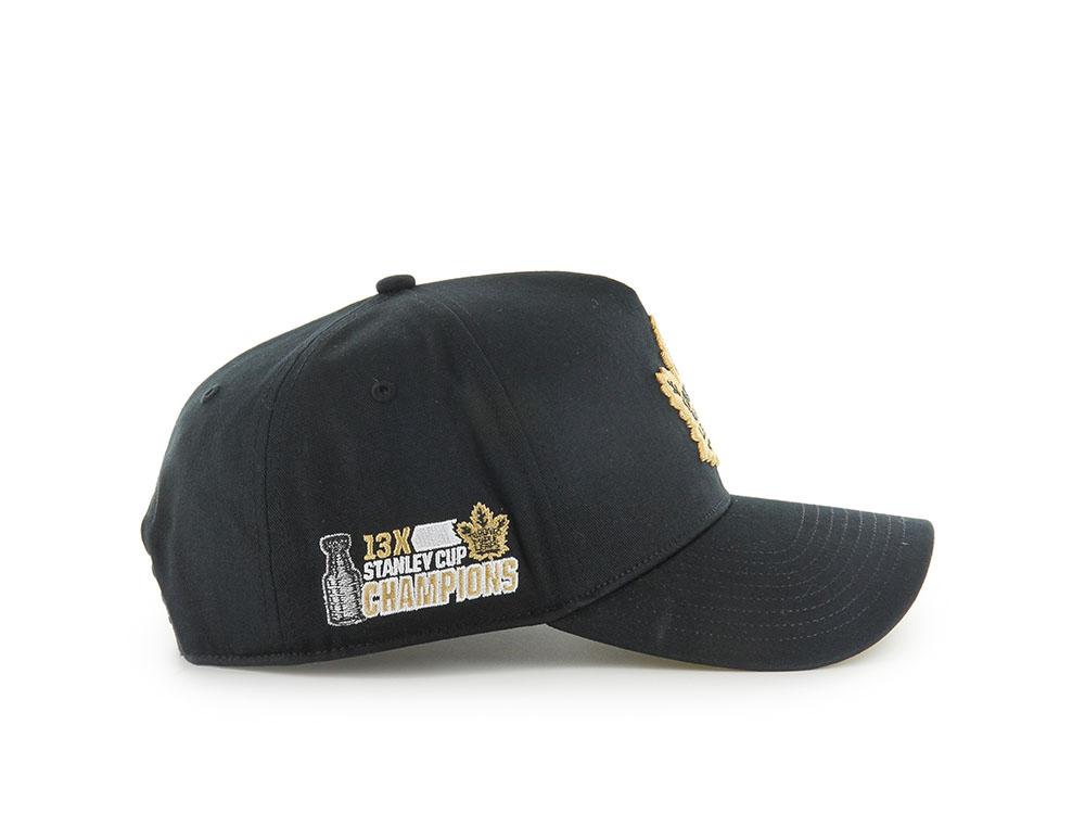 47Brand Toronto Maple Leafs Vintage Stanley Black Sure Shot Edition MVP Snapback Casquette