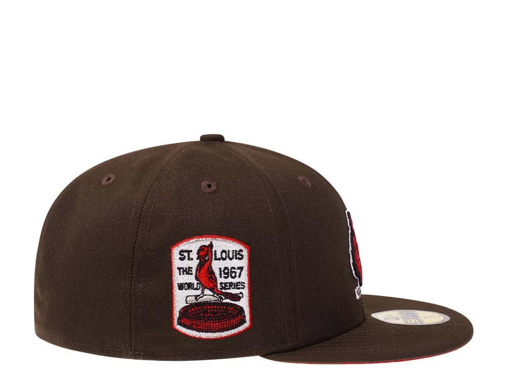 New Era St. Louis Cardinals World Series 1967 Coffee Red Edition 59Fifty Fitted Casquette