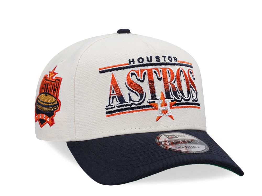New Era Houston Astros Astro Dome Retro Chrome Two Tone Edition 9Forty A Frame Snapback Casquette