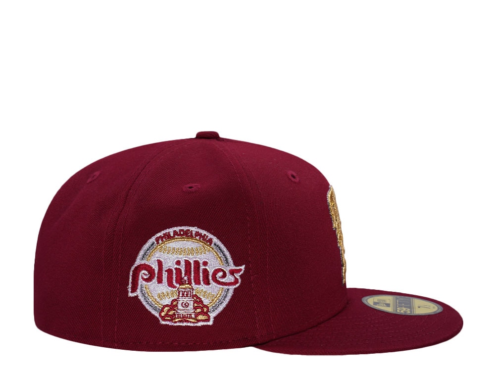 New Era Philadelphia Phillies World Series 2008 Cardinal Red Prime Edition 59Fifty Fitted Casquette