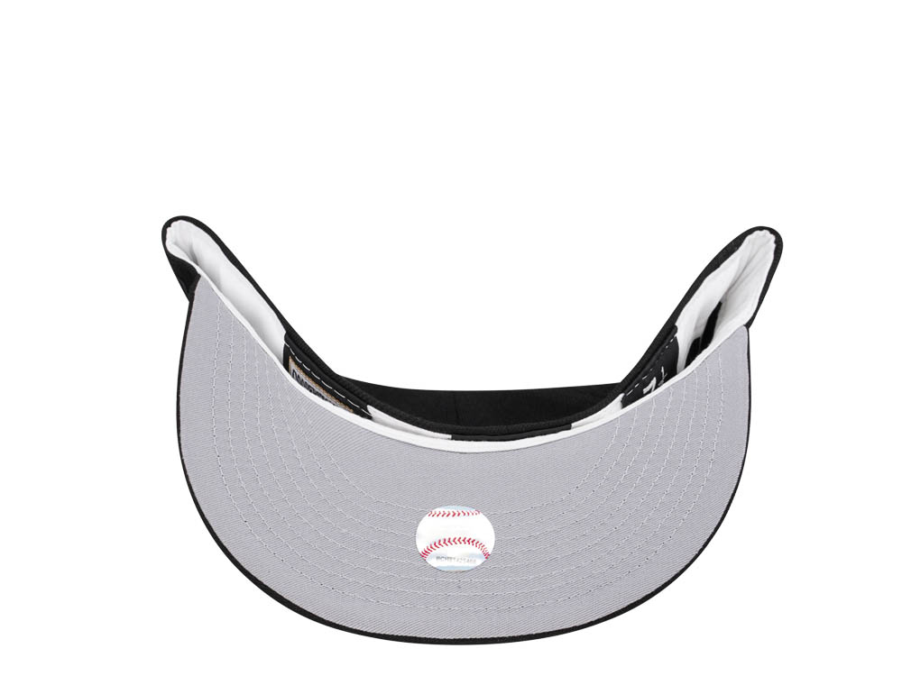 New Era Oakland Athletics 30th Anniversary Black Silver Color Flip Edition 59Fifty Fitted Casquette