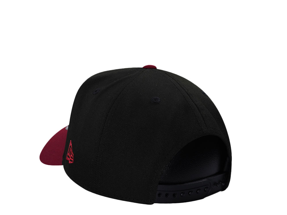 New Era AC Milan Black Metallic Two Tone Edition 9Forty A Frame Snapback Casquette