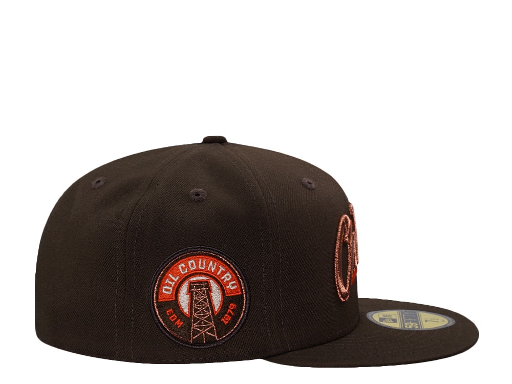 New Era Edmonton Oilers Inaugural Season 1979 Walnut Prime Edition 59Fifty Fitted Casquette
