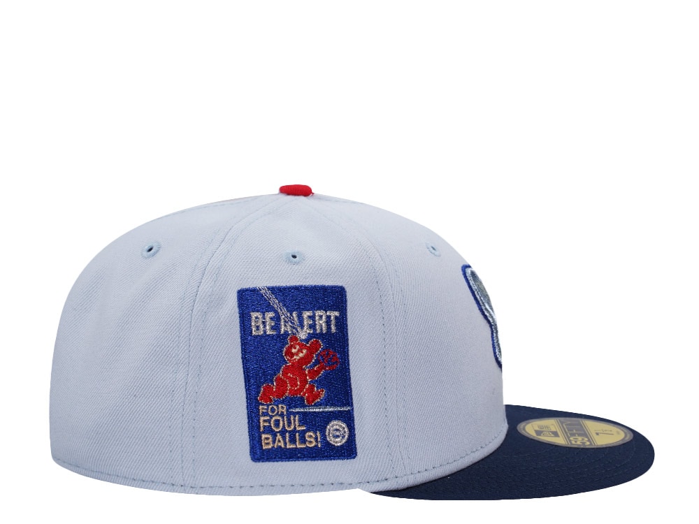 New Era Chicago Cubs Be Alert Mountain Blue Two Tone Edition 59Fifty Fitted Casquette