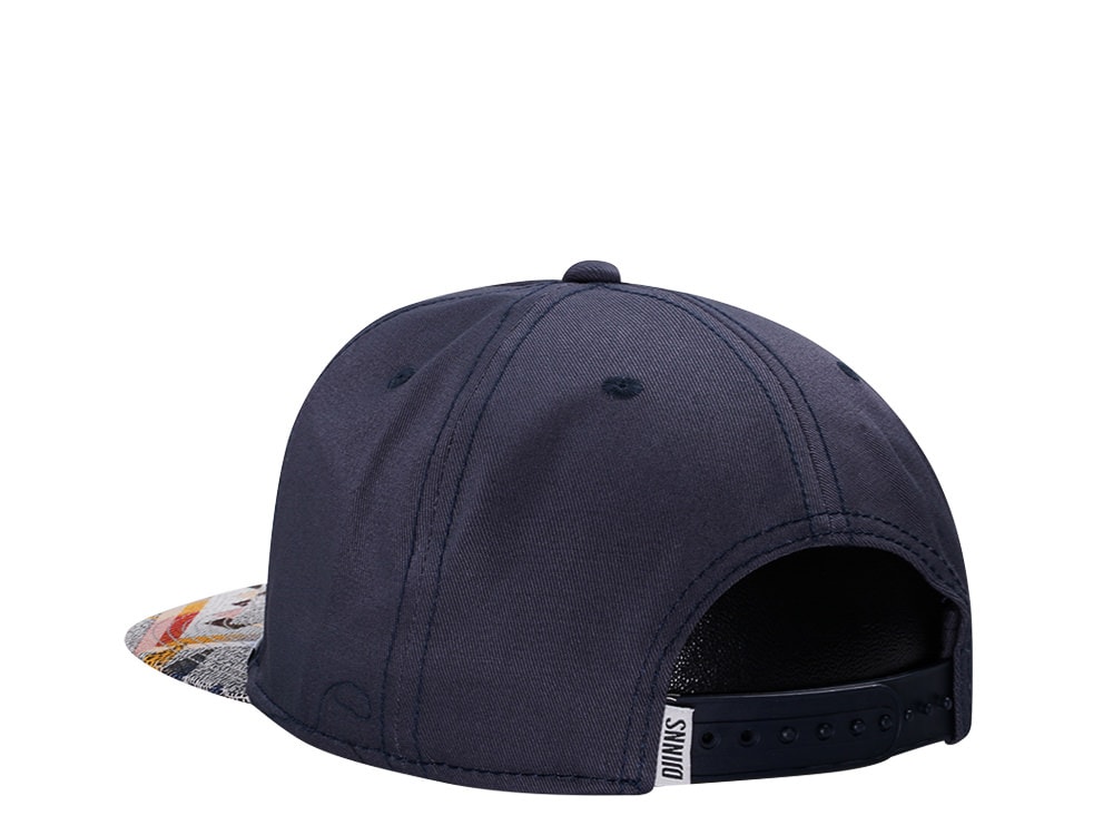 Djinns Aztek Navy Snapback Casquette