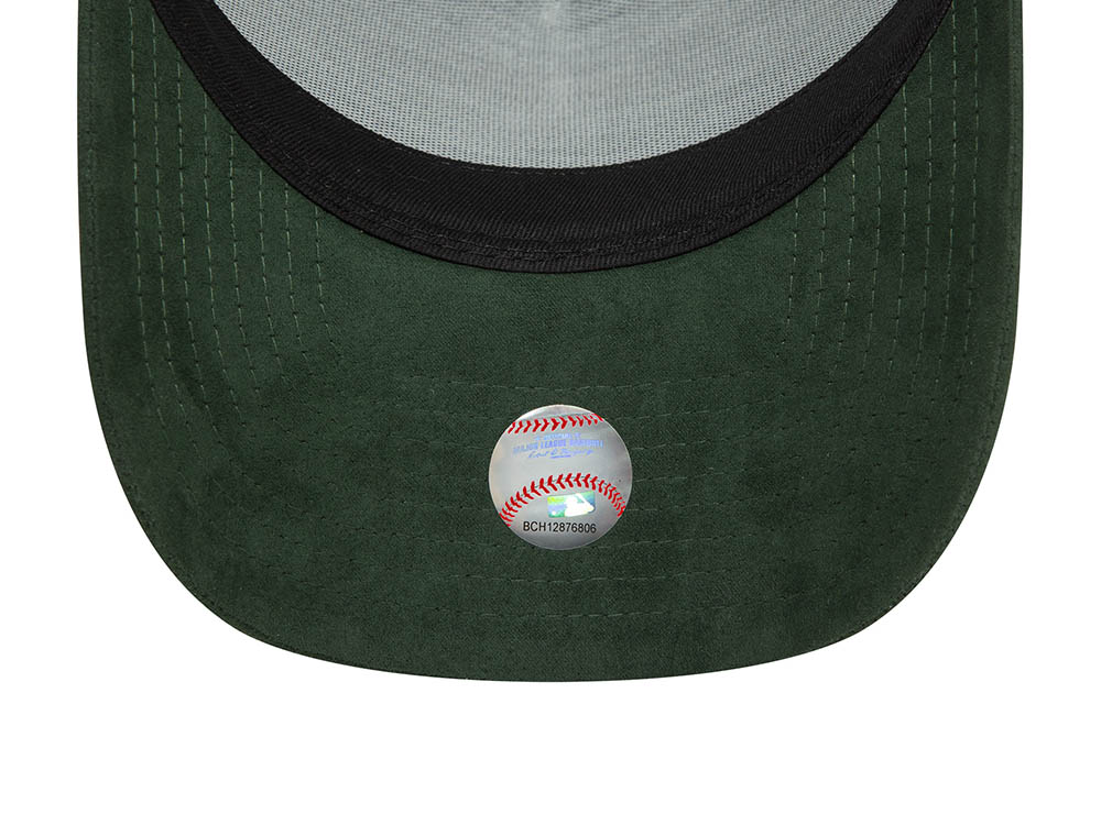 New Era Los Angeles Dodgers Faux Suede Edition Green 9Forty A Frame Snapback Casquette