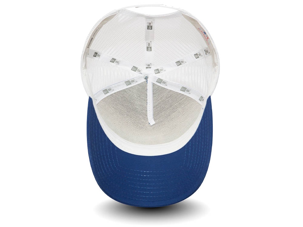 New Era Los Angeles Dodgers League Essential Blue 9Forty A Frame Trucker Snapback Casquette