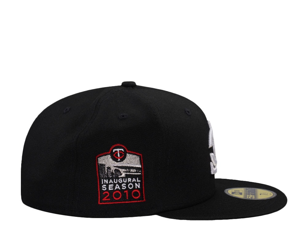 New Era Minnesota Twins Inaugural Season 2010 Black Prime Edition 59Fifty Fitted Casquette