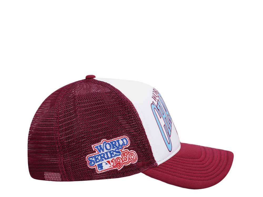 47Brand Philadelphia Phillies World Series 1980 Champions Offside Trucker Snapback Casquette