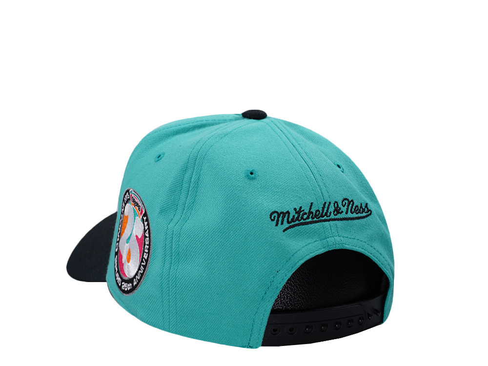 Mitchell & Ness San Antonio Spurs NBA In The City Teal Edition Pro Pinch Fit Snapback Casquette