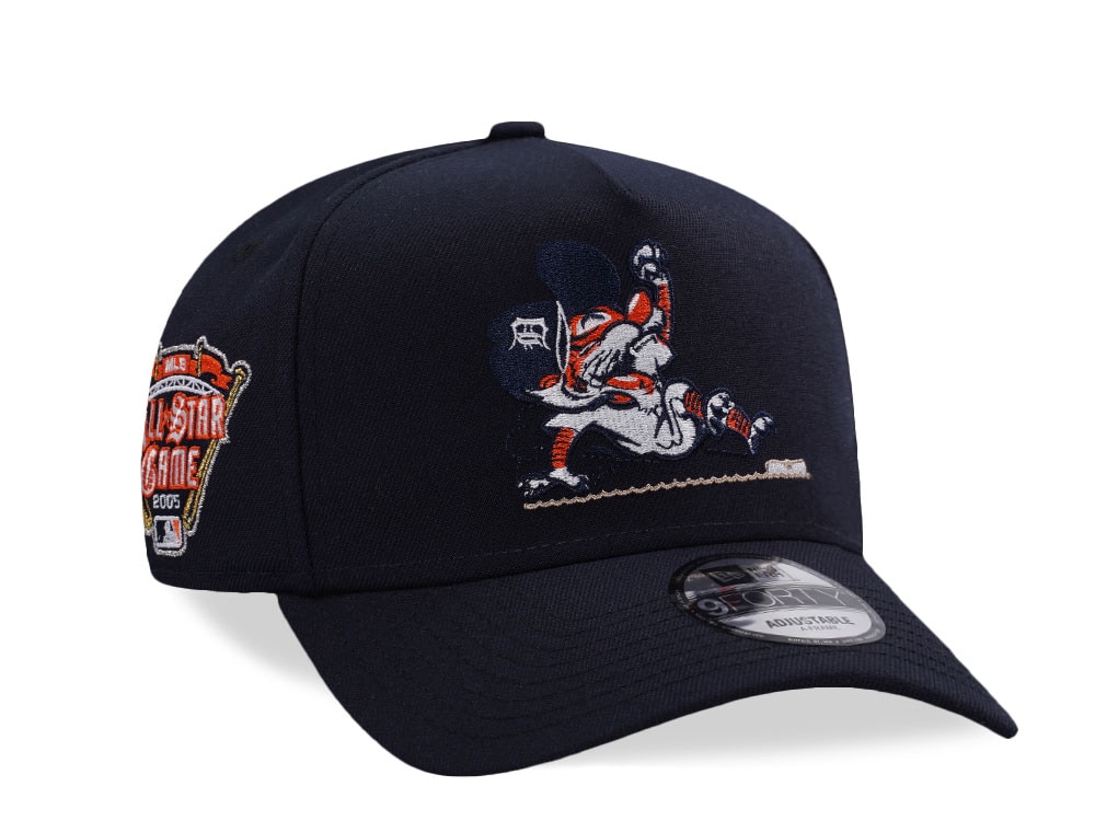 New Era Detroit Tigers All Star Game 2005 Navy Prime Edition 9Forty A Frame Snapback Casquette
