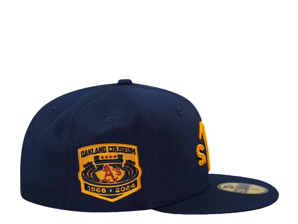 New Era Oakland Athletics Stadium Navy Prime Edition 59Fifty Fitted Casquette