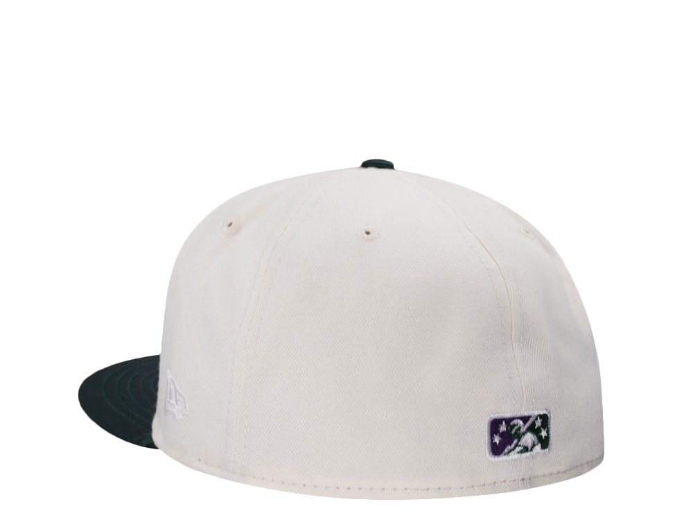 New Era New Orleans Zephyrs  Chrome Satin Brim Two Tone Edition 59Fifty Fitted Casquette