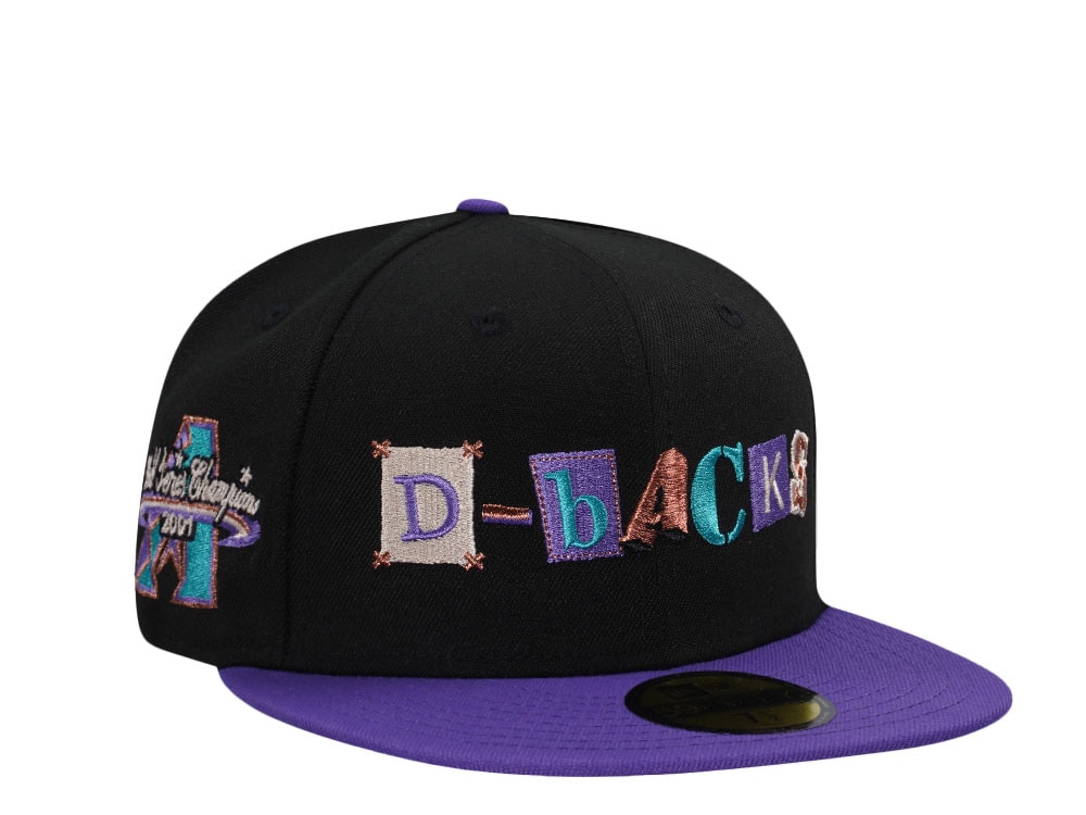 New Era Arizona Diamondbacks World Series Champions 2001 Two Tone Edition 59Fifty Fitted Casquette