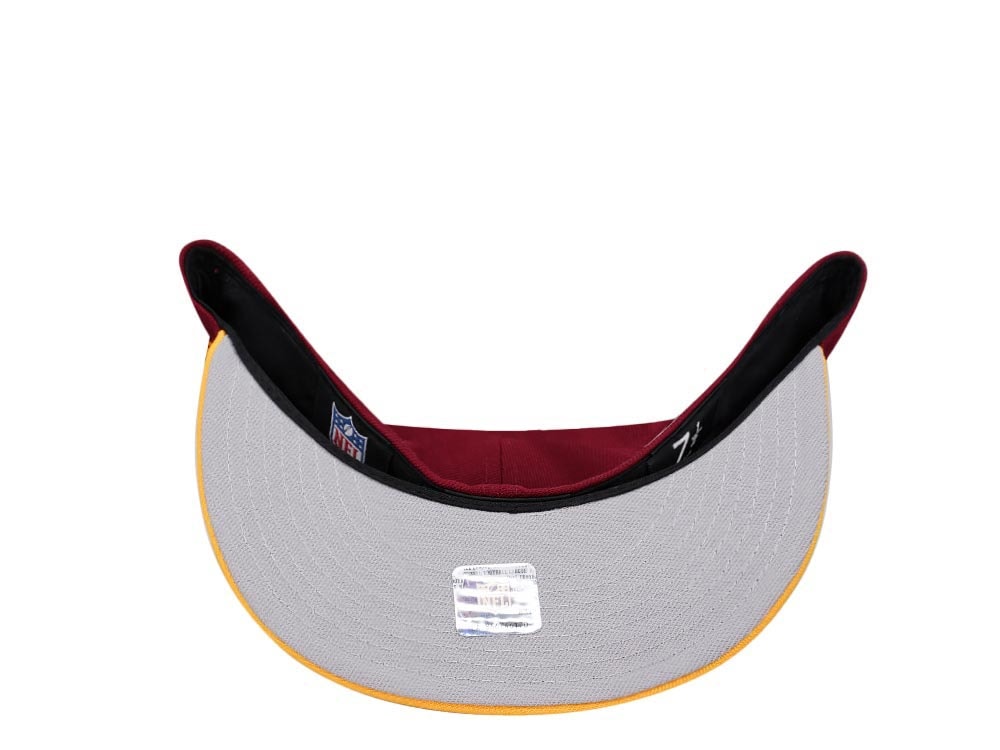 New Era Washington Football Team Maroon Gold Two Tone Edition 59Fifty Fitted Casquette