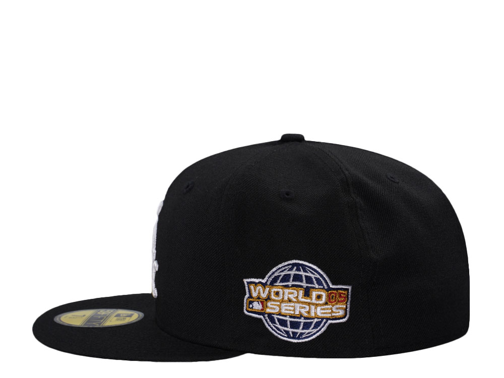 New Era Chicago White Sox World Series 2005 Wool Black Prime Edition 59Fifty Fitted Casquette