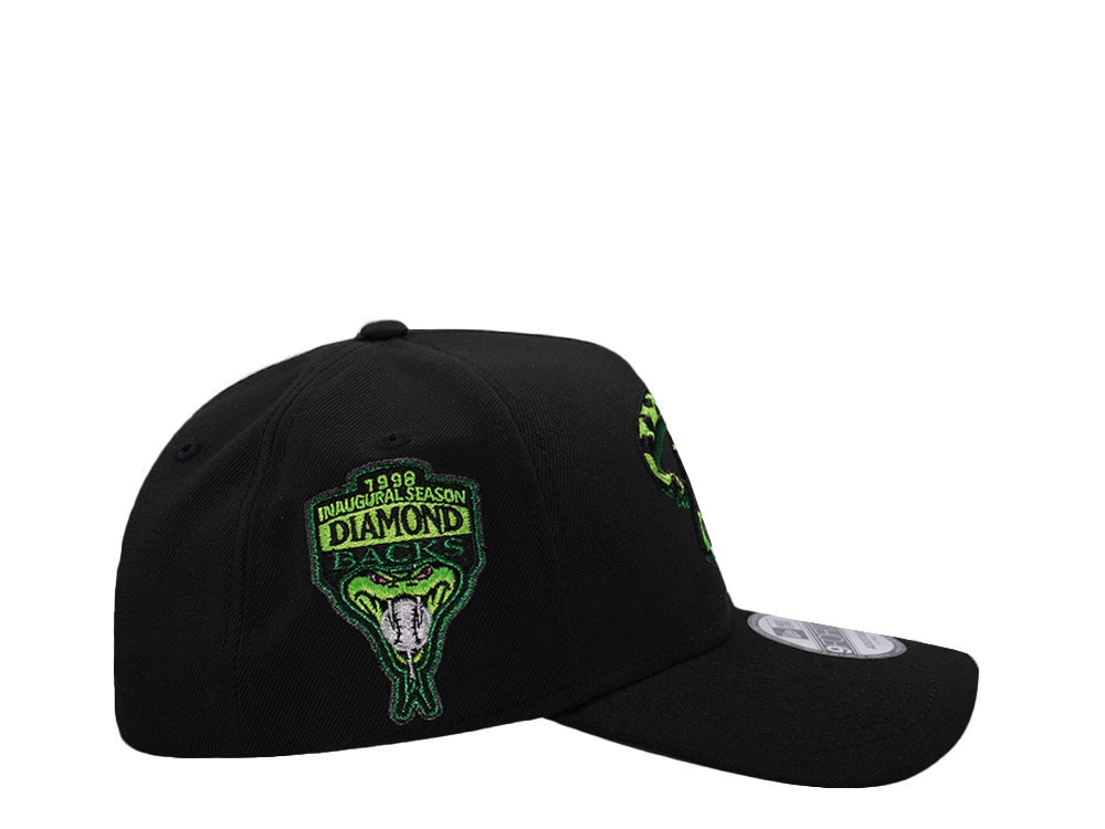 New Era Arizona Diamondbacks Inaugural Season 1998 Black Prime Edition 9Forty A Frame Snapback Casquette
