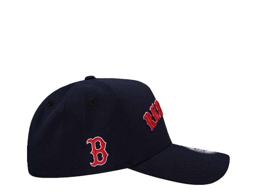 New Era Boston Red Sox Navy Classic Edition 9Forty A Frame Snapback Casquette