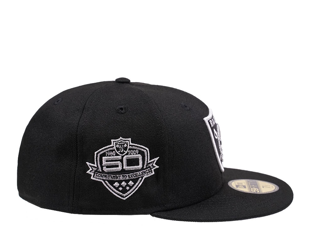 New Era Las Vegas Raiders 50th Anniversary 59Fifty Fitted Casquette