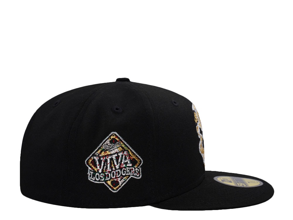 New Era Los Angeles Dodgers Viva La Black Skull Edition 59Fifty Fitted Casquette