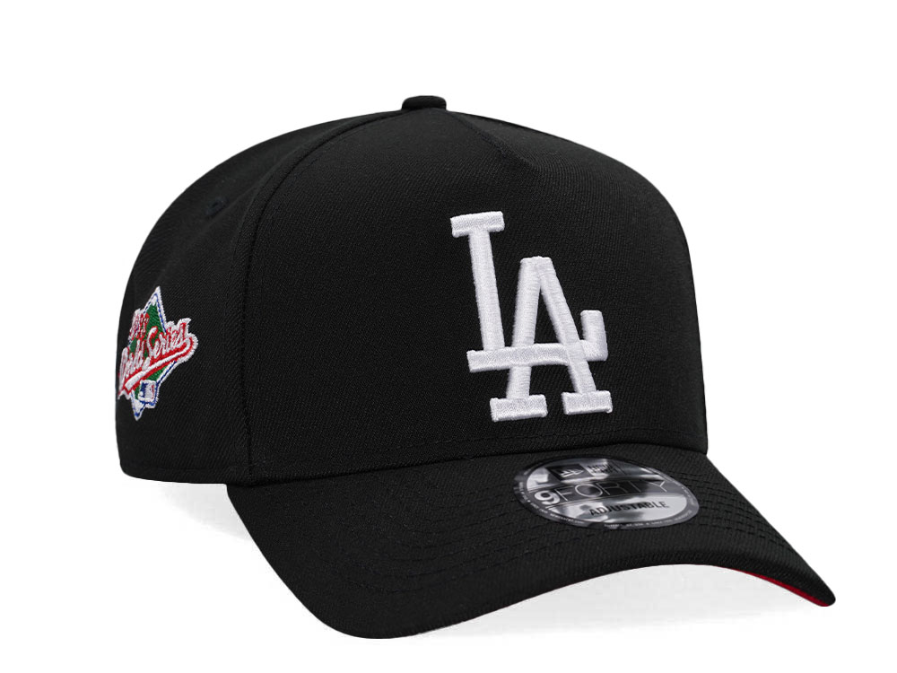 New Era Los Angeles Dodgers World Series Black Red Edition 9Forty A Frame Snapback Casquette