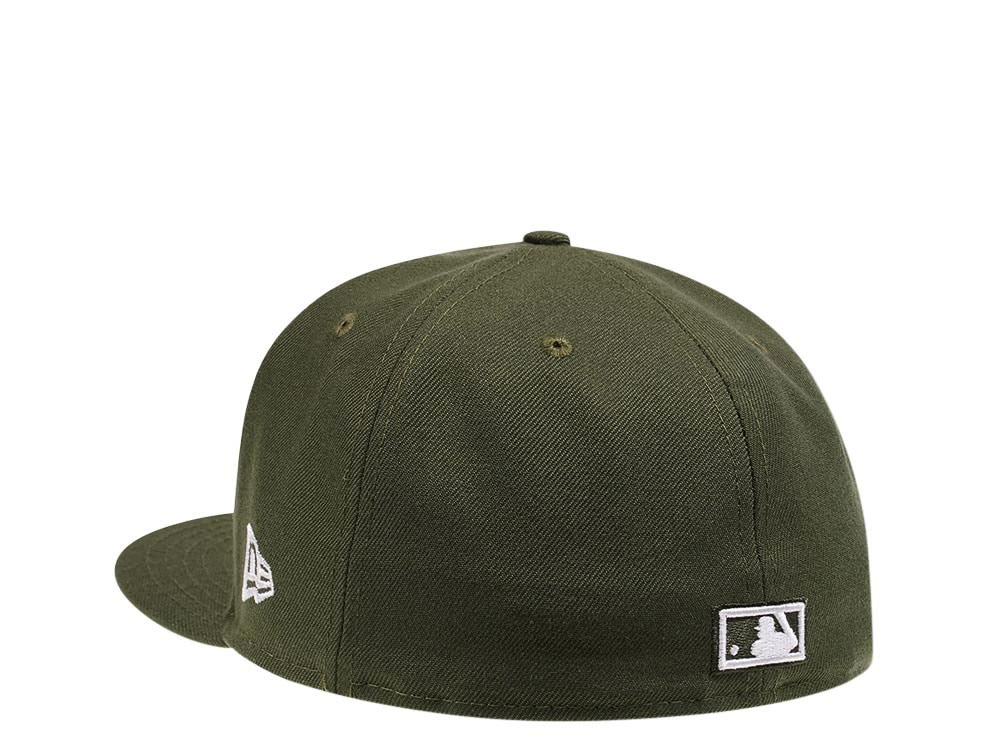 New Era Los Angeles Dodgers 100th Anniversary Rifle Green Edition 59Fifty Fitted Casquette
