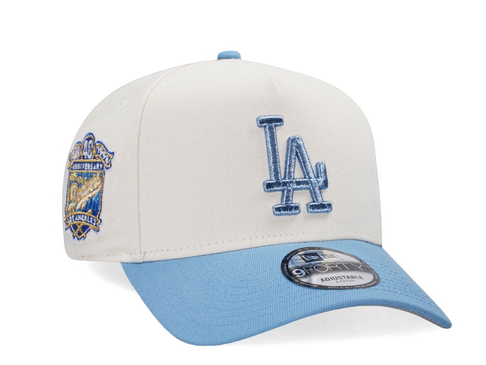 New Era Los Angeles Dodgers 40th Anniversary Chrome Gold Edition 9Forty A Frame Snapback Casquette