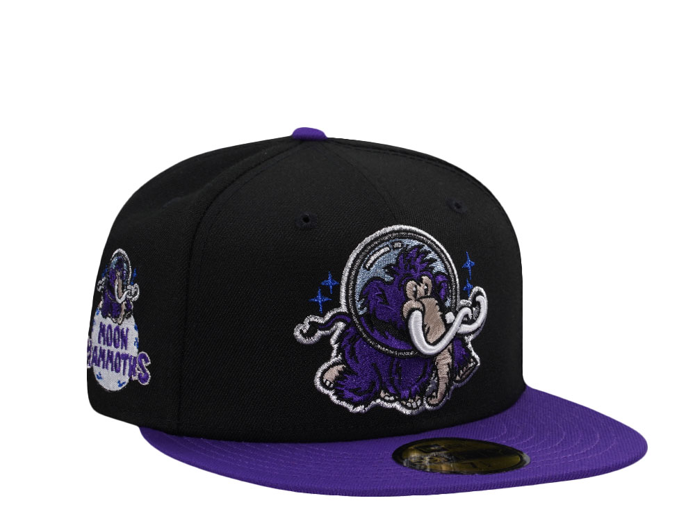 New Era Erie Moon Mammoths Black Two Tone Edition 59Fifty Fitted Casquette