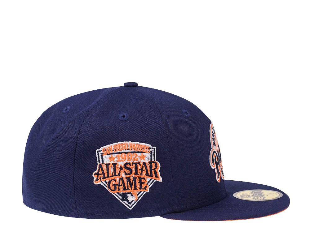 New Era San Diego Padres All Star Game 1992 Orange Flash Edition 59Fifty Fitted Casquette