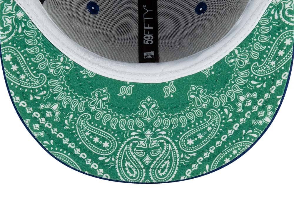 New Era Chicago Cubs World Series 2016 Green Paisley 59Fifty Fitted Casquette