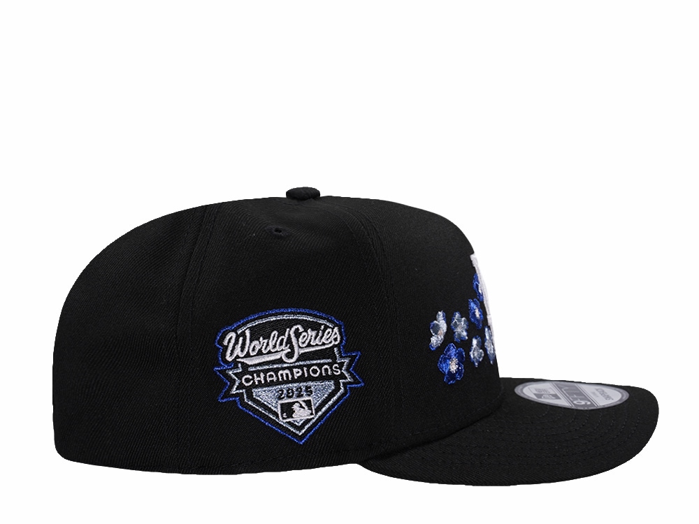 New Era Los Angeles Dodgers World Series Champions 25 Flower Black Prime Edition 9Fifty A Frame Snapback Casquette