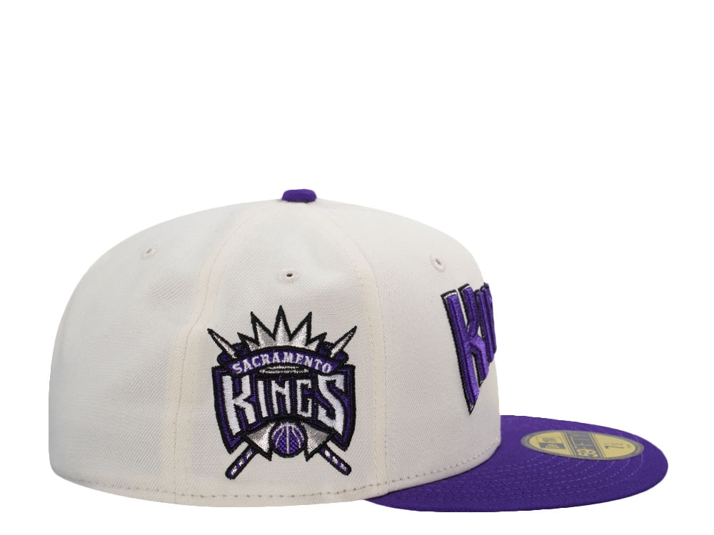 New Era Sacramento Kings Chrome Two Tone Edition 59Fifty Fitted Casquette