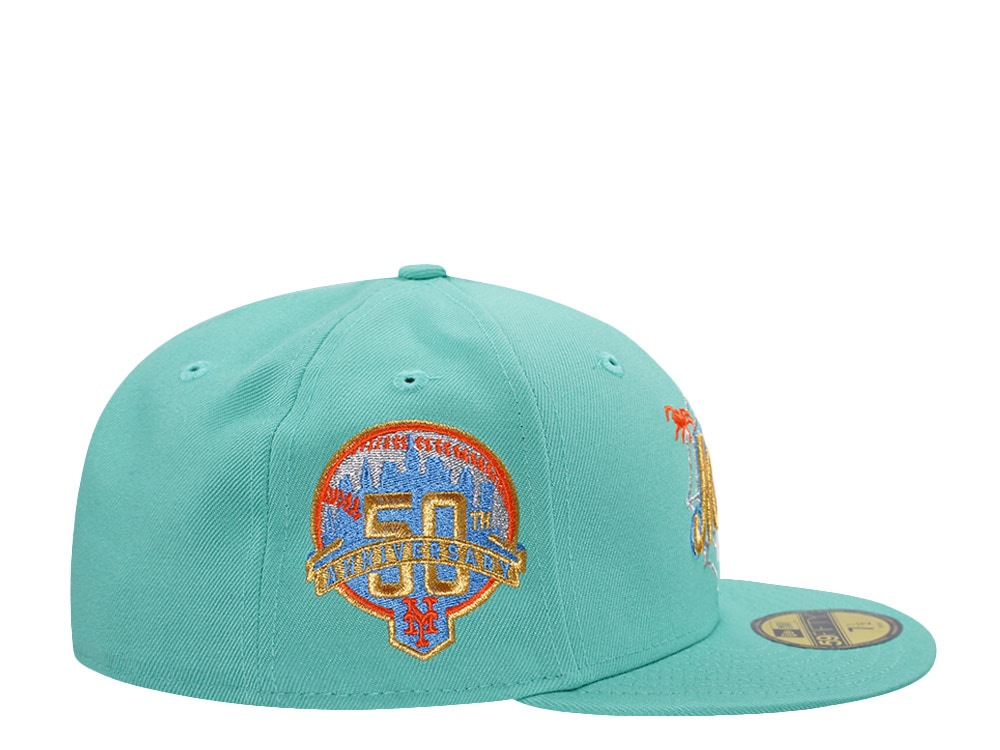 New Era New York Mets 50th Anniversary Clear Mint Prime Edition 59Fifty Fitted Casquette