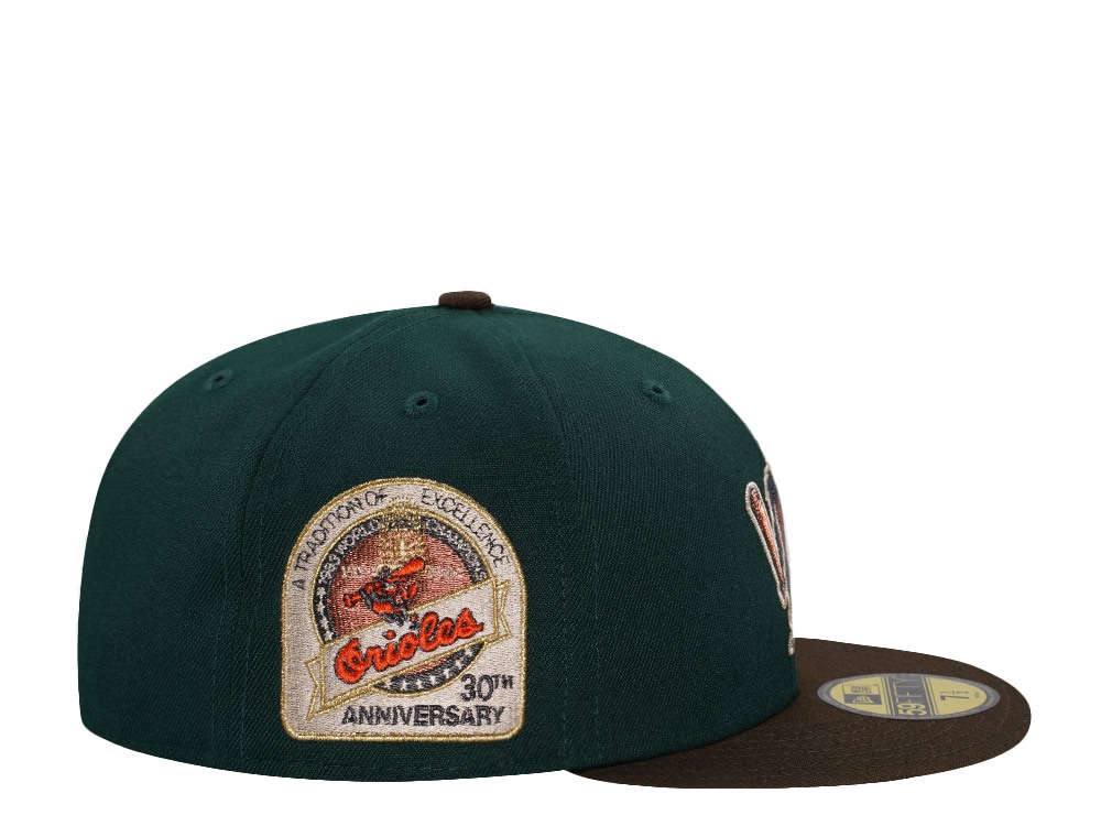 New Era Baltimore Orioles 30th Anniversary Copper Two Tone Edition 59Fifty Fitted Casquette