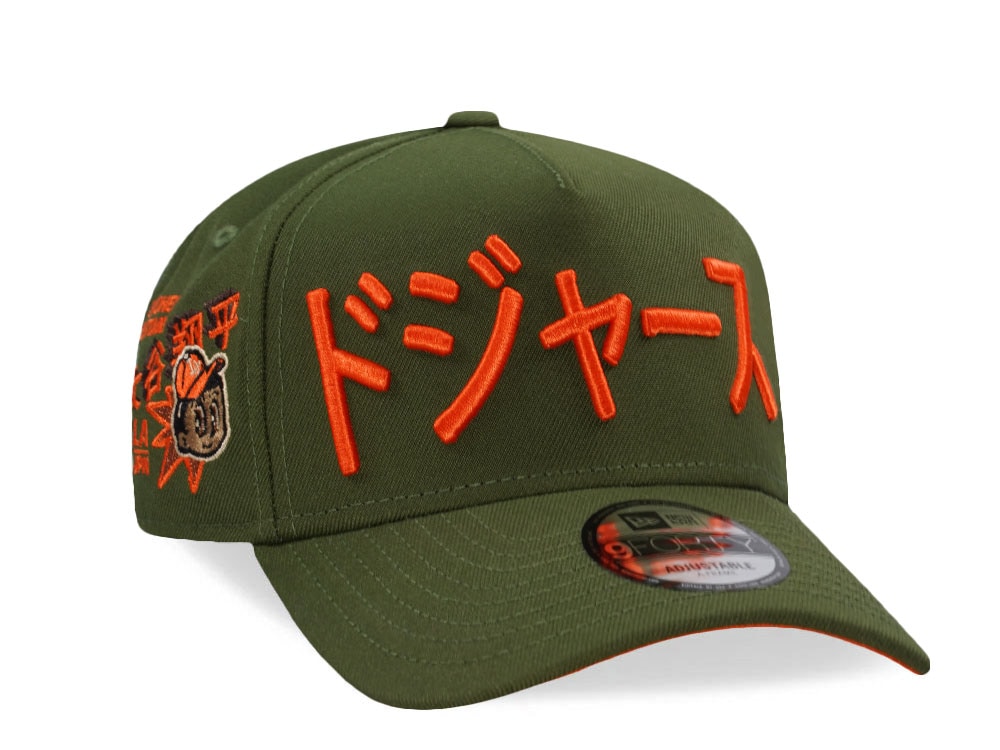 New Era Los Angeles Dodgers Shohei Ohtani Rifle Green Edition 9Forty A Frame Snapback Casquette