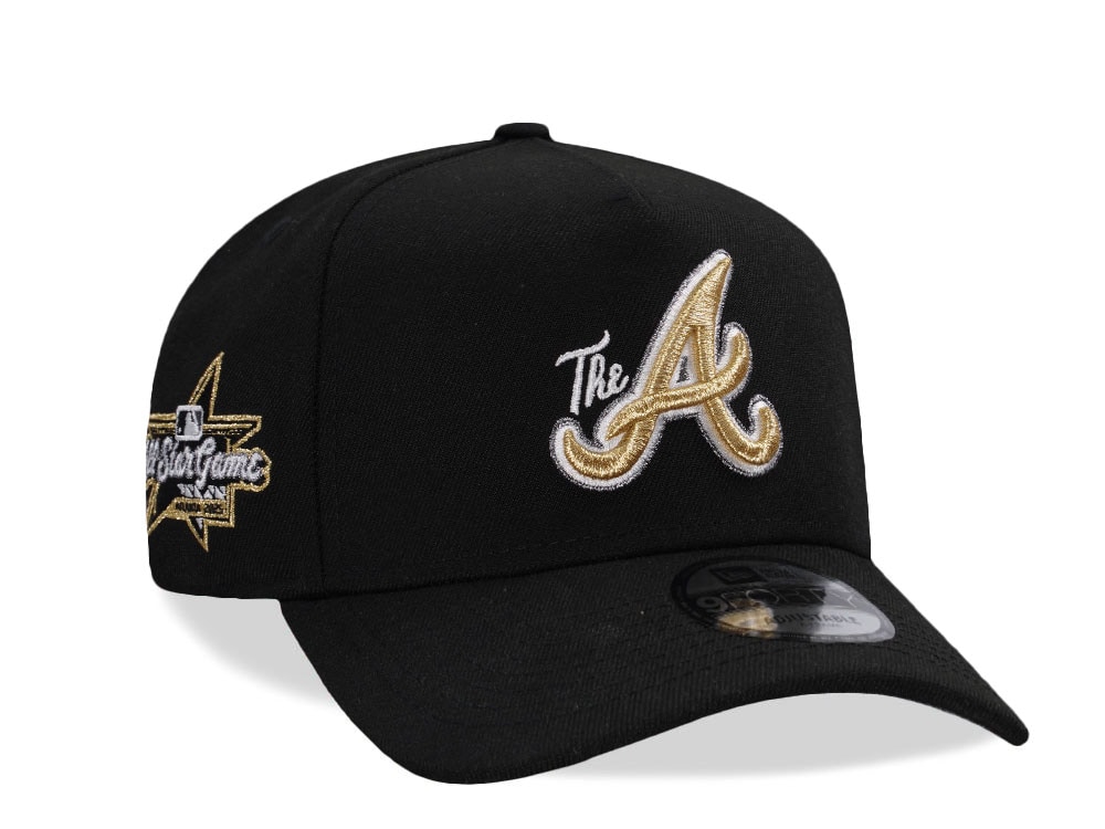New Era Atlanta Braves All Star Game 2025 Black Prime Edition 9Forty A Frame Snapback Casquette
