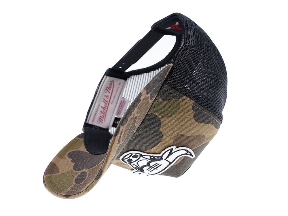 Mitchell & Ness Los Angeles Lakers Camo Trucker Casquette