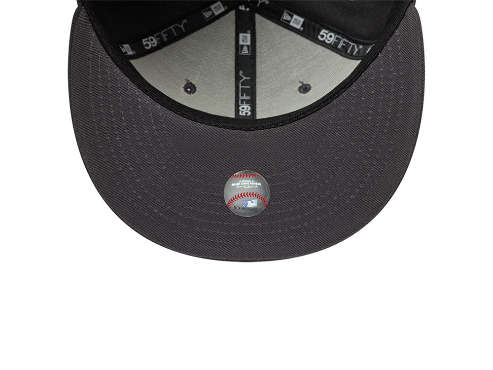 New Era New York Yankees Plain Black Prime Edition 59Fifty Fitted Casquette