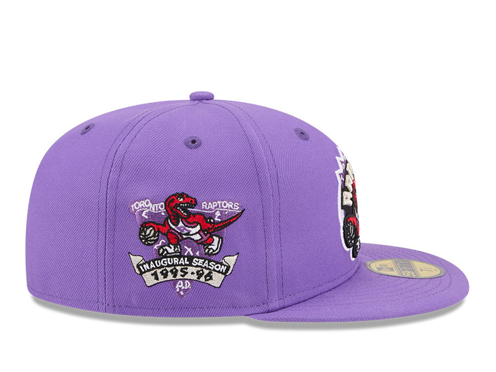 New Era Toronto Raptors HWC Inaugural Season Purple 59Fifty Fitted Casquette